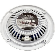 Erol Marin Hoparlör Slim 16,5 Cm Beyaz 60 Watt