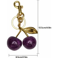 Kirazlı Çanta Charm Aksesuar, Anahtarlık
