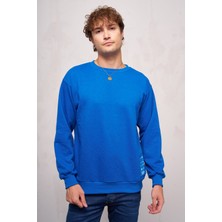 Erkek O Yaka Lıfe Style Sweatshirt