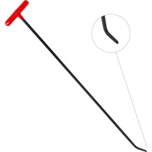 90 cm 12 mm Çap Tek Kıvrımlı Yassı Uçlu Boyasız Göçük Düzeltme Çubuğu - S2-06, Pdr Çubuk