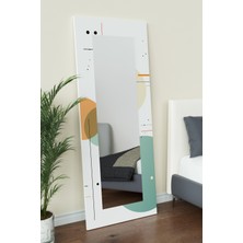 Abstract Desenli Dekoratif Boy Aynası 150 x 60  cm