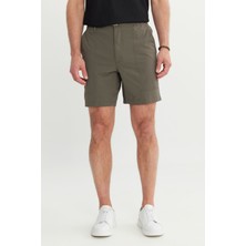 360 Her Yöne Esneyen Slim Fit Dar Kesim Yan Cepli Esnek Şort