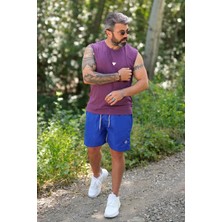 Saks Hızlı Kuruyan Erkek Mayo Deniz Şortu %100 Polyester - 4405