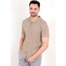 Erkek Regular Kesim Kısa Kol Gömlek