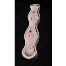 Şeker Pembesi Mum Seti Kiraz Çiçeği Kokulu (Dekoratif Mum,Şamdanlık,Tütsülük)