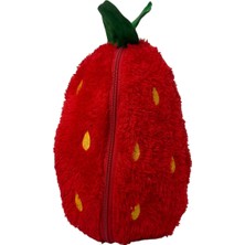 2 Adet Sevimli Çilek Tavşan Peluş Çantalı Hediyelik 50 cm Oyuncak