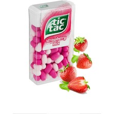 Tic Tac Çilek Aromalı Şeker 18 gr 3'lü Fırsat Paket