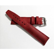 Fado Her Saate Uygun 18 mm Hakiki  Dana Derisi   ( 267)   Kırmızı