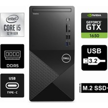 Dell Vostro 3030MT I5-12400 N6001VDT3030MT-0418 64GB 4tb Geforce Tuf Gtx 1650 4gb Freedos Masaüstü Bilgisayar
