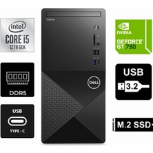 Dell Vostro 3030MT I5-12400 N6001VDT3030MT-0360 40GB 4tb Quadro Nvidia GT730 4gb Freedos Masaüstü Bilgisayar
