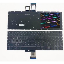 Nion Casper Excalibur G911.1390-EX70X-C Uyumlu Notebook Klavye (Siyah Rgb Aydınlatmalı Tr)