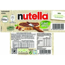 Nutella Fındıklı ve Kakaolu Sürülebilir Vegan Çikolata Plant Based 350 gr