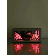 Dark Kaneki 3D Anime Lightbox Işıklı Kutu Tablo