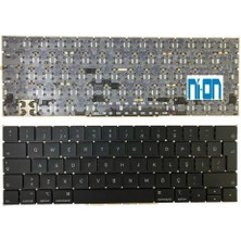 Nion Apple "macbook Pro 15"" A1990 2018 2019" Uyumlu Notebook Klavye (Siyah Tr Büyük Enter)