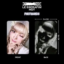 Le Sserafım '' Hot '' Photocards Set Standart 2