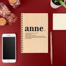 Mcreative Günü Hediyesi Ahşap Kapaklı Defter