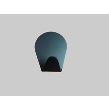 Mcreative Kendinden Yapışkanlı 4 Lü Paket Tombul Mat Siyah Bornoz Havlu Askısı