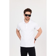 Regular Fit Penye Esnek Polo Yaka Tişört