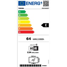 Toshiba 55UV3463DT 55'' 139 Ekran Uydu Alıcılı 4K Ultra HD Smart VİDAA LED TV