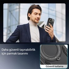Newface Xiaomi Redmi Note 13 4g Kılıf Joy Lens Standlı Kapak - Siyah Mrayd