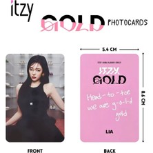 Itzy '' Gold '' Nemo Pink Ver. Photocards Set