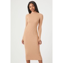 F21 Triko Midi Elbise