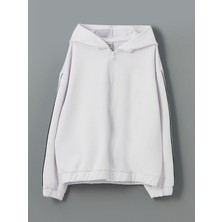 Lc Waikiki Yeni Sezon Kapusonlu Kiz Cocuk Fermuarli Sweatshirt - S5K679Z4