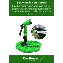 Premium Dolaşmaz Kırılmaz 7 Kademe Uzayan Bahçe Sulama Araç Yıkama Tabanca 22.5 Metre Sihirli Hortum