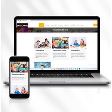 Shamcom Eğitim Kurumları Için Tanıtım Amaçlı Hizmet Web Sitesi Kod: 9.sitenizin.com