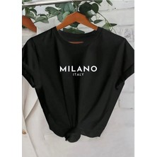 Punix Kids     Özel  Üretim  Mılano  Baskılı  Yeni  Trend  Kız  Çocuk  Ter  Tutmayan  Yazlık  T-Shırt