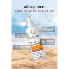 Alvori Dermocosmetic Pigment Skin, Lekeli Ciltler İçin Güneş Kremi SPF 50 + 50 ml