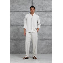 Taş 512 Tencel Kumaş Oversize Takım Alt Üst