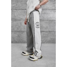 Füme Weirdx Yazılı Baggy Eşofman