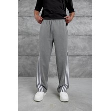 Füme Ynzay-3 Yazılı Baggy Eşofman Altı