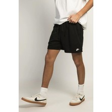 Nike Club Flow Erkek Siyah Pamuklu Şort