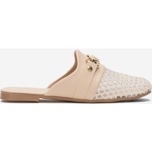 Liger Kadın Tokalı FileliTerlik KREM