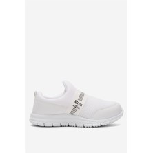 Liger Unisex Lastilkli Hafif Airfle Çocuk Spor Ayakkabı  BEYAZ