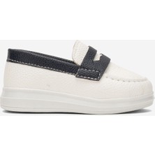 Liger Erkek Okul Tören Düğün Sünnet Çocuk Ayakkabısı        BEYAZ - LACİVERT