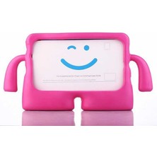 Fuchsia Galaxy Tab A 8.0-2019-T290 ile Uyumlu kOkO Eğlenceli Karakterli Standlı Çocuk Tablet Kılıfı