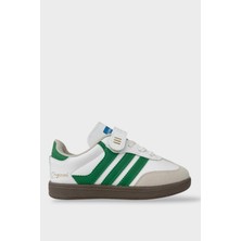 Liger  Cırtlı Bağcıklı Çocuk Spor Ayakkabı Beyaz