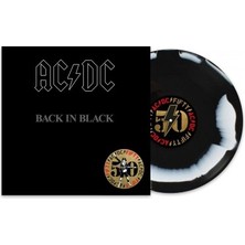 Back In Black (50TH Anniversary - Black & White Swirl Vinyl) - Plak