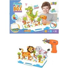 Birlik 3D Stem Eğitici Matkap Seti Hayvanlar URT014-001 Ank