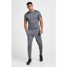 Nike Academy Dri-Fit Erkek Gri Antrenman T-Shirt