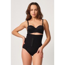 Siyah Mı Emay 2932 Double Karın Agraf Destekli Slip Lazer Korse