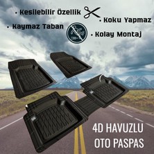 Renault Talisman 2018 Uyumlu 4d Havuzlu Oto Paspas Takımı F1 Serisi Siyah