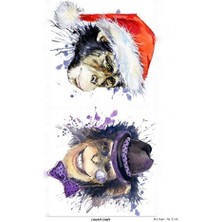 Lineart Yılbaşı Pirinç Dekopaj Kağıdı Model - Y152