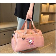 Hello Kitty Pembe Büyük Kapasiteli Seyahat Çantası