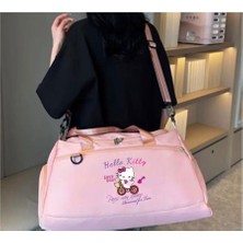 Hello Kitty Pembe Büyük Kapasiteli Seyahat Çantası