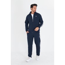 Erkek Pamuklu Eşofman Takımı Lacivert 201550-L