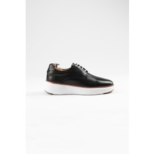 Itallano Black Scrap 0062  Deri Günlük Erkek Sneaker Ayakkabı